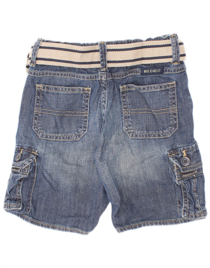 Τζιν σορτς Wrangler Boys Cargo 3-4 ετών W22 Μπλε βαμβακερό