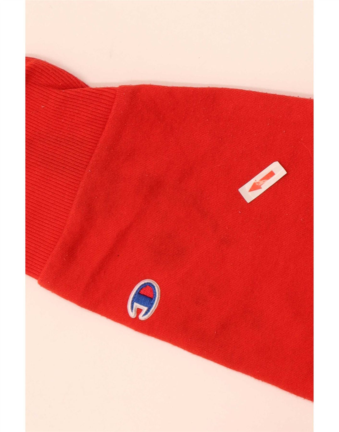 Champion Mens Hoodie Jumper 2XL Red Cotton