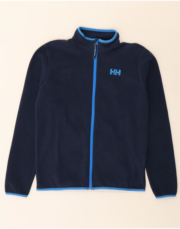 HELLY HANSEN Boys Fleece Jacket 15-16 ετών Navy Blue Polyester