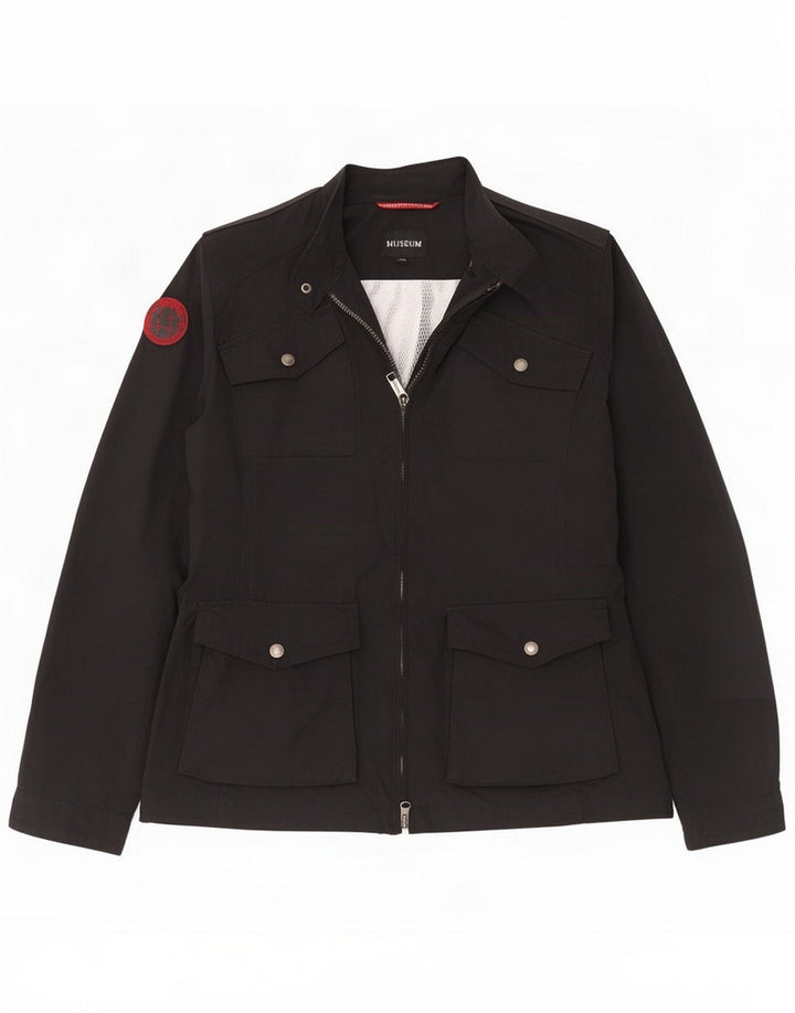 Museum Mens Utility Jacket UK 40 Large Black