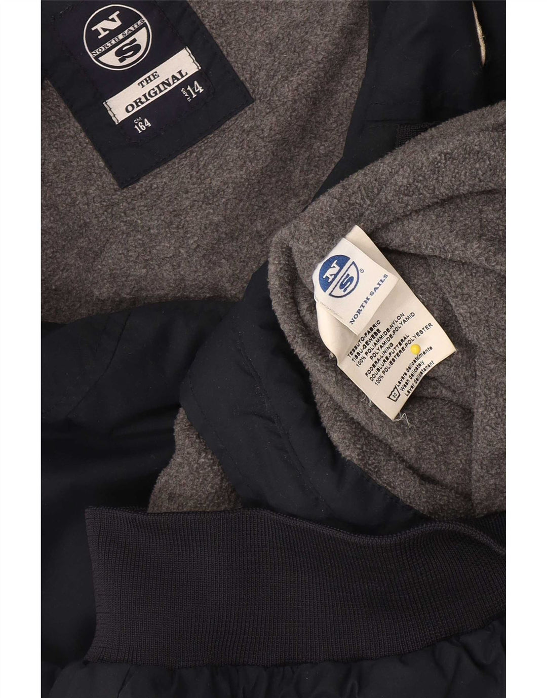North Sails Boys Bomber Jacket 13-14 Years Navy Blue Polyamide