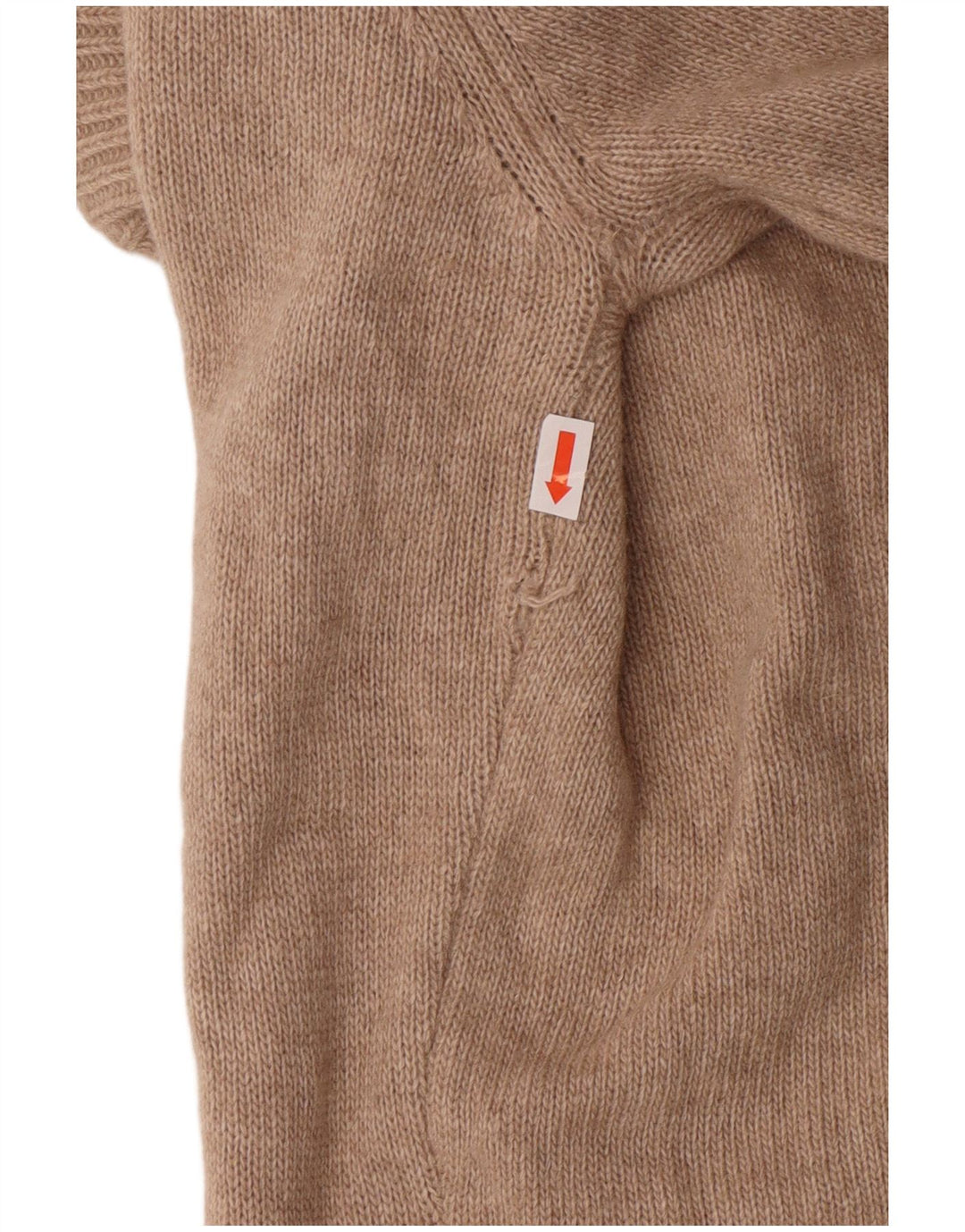 MASSIMO DUTTI Womens Jumper Dress UK 10 Small Beige
