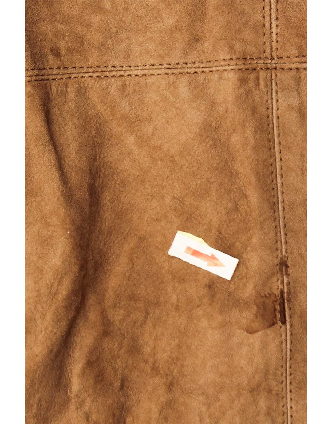 Vintage Ανδρικό Shearling Jacket UK 38 Medium Brown Δερμάτινο