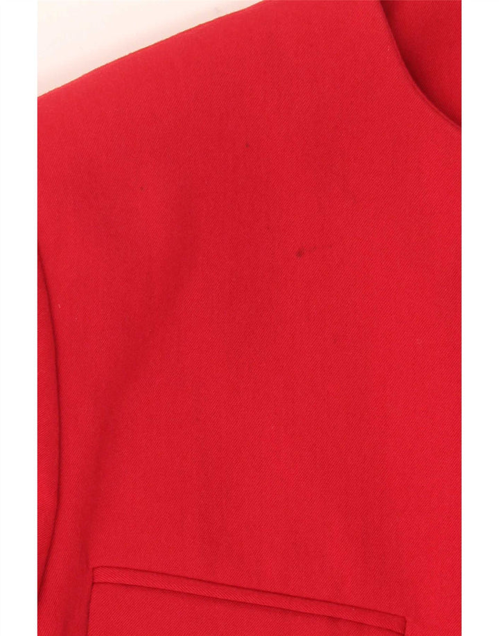Seventy Γυναικείο Μπουφάν Blazer με 2 Κουμπιά IT 44 Μεσαίο κόκκινο παρθένο μαλλί