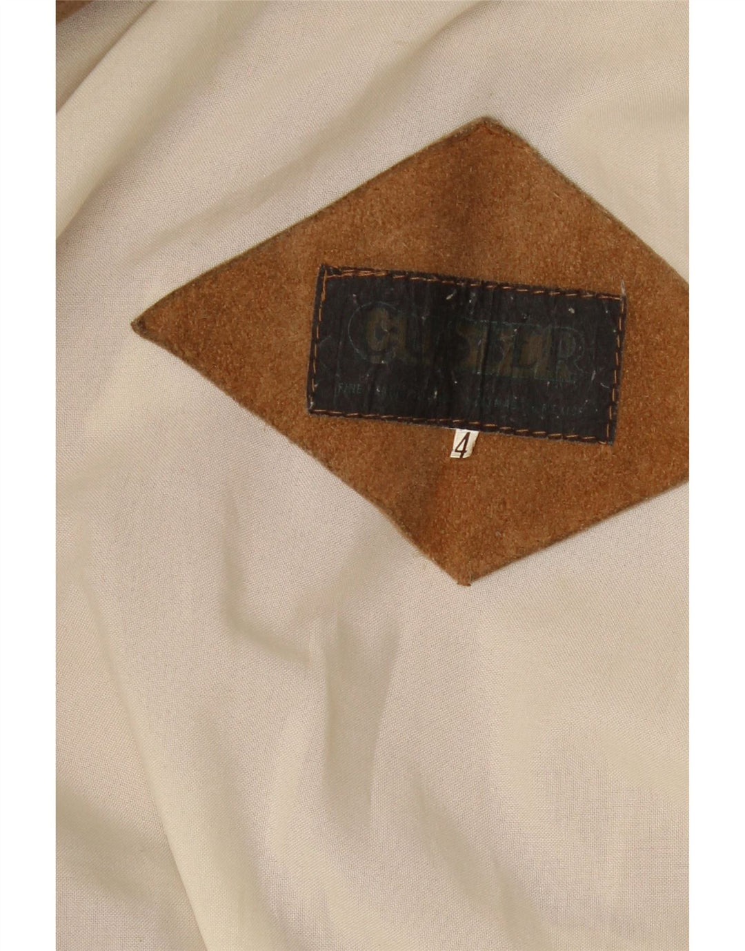 Vintage Γυναικείο Crop Suede Jacket UK 20 2XL Brown Western