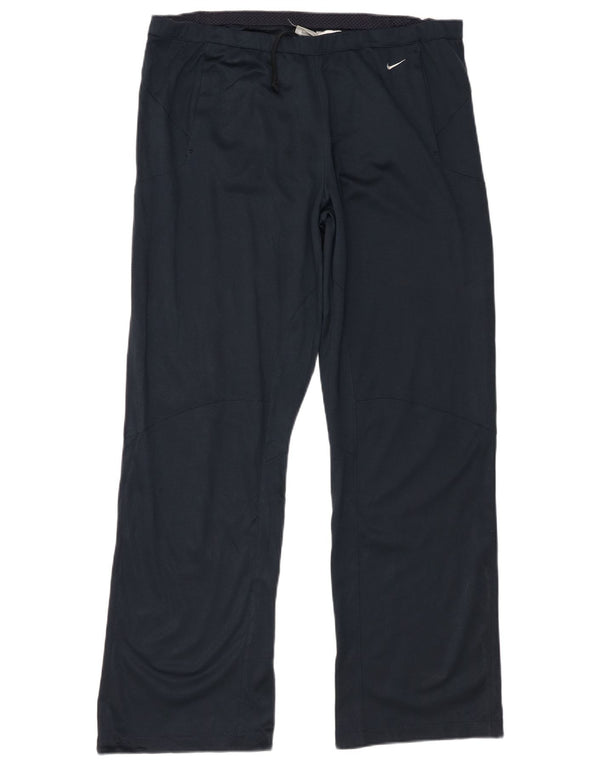 Γυναικεία φόρμα Nike Dri Fit Παντελόνι US 12/14 Large Navy Blue Polyester