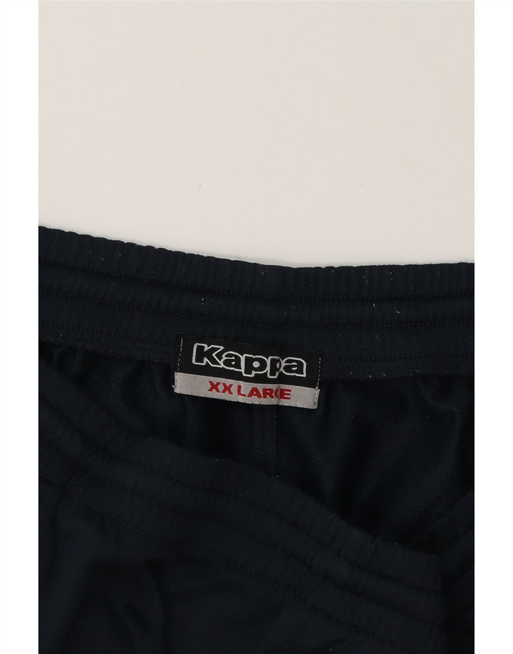 KAPPA Mens Tracksuit Trousers 2XL  Navy Blue Polyester Vintage Kappa and Second-Hand Kappa from Messina Hembry 