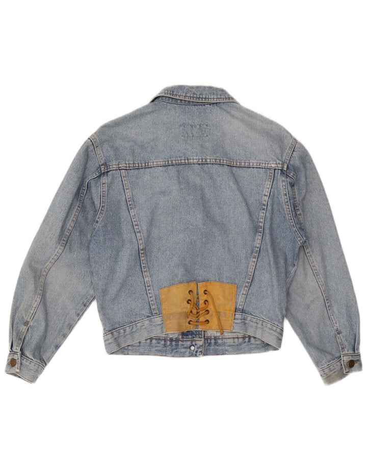 Γυναικείο τζιν μπουφάν ROSEMARY Crop UK 14 Medium Blue Cotton