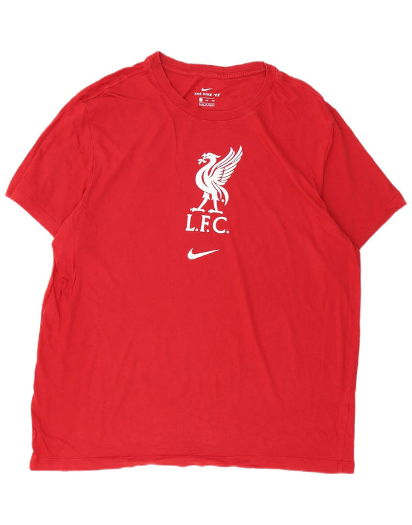 Ανδρικό γραφικό μπλουζάκι Nike Liverpool 2XL κόκκινο βαμβακερό