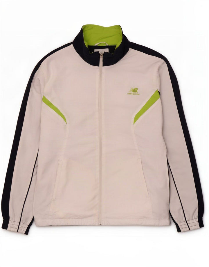 Ανδρική φόρμα New Balance Top Jacket XL White Colourblock Polyester