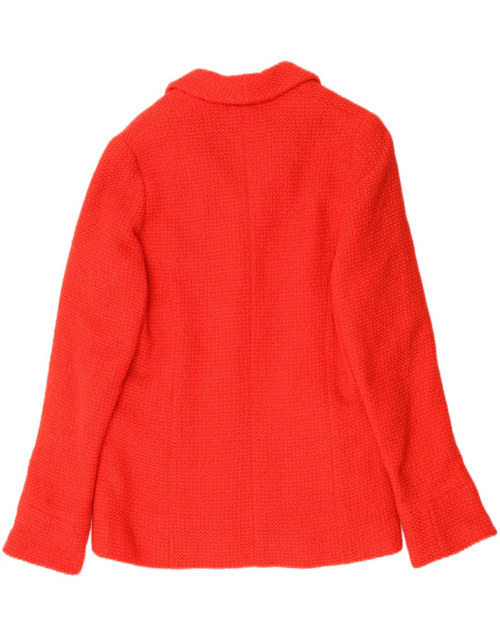 VINTAGE Γυναικείο σακάκι σακάκι με 4 κουμπιά UK 16 μεγάλο κόκκινο