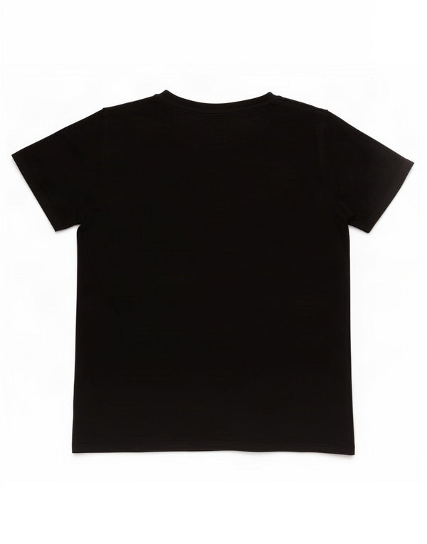 Γραφικό T-Shirt Guess Boys Top 9-10 ετών Μαύρο βαμβακερό