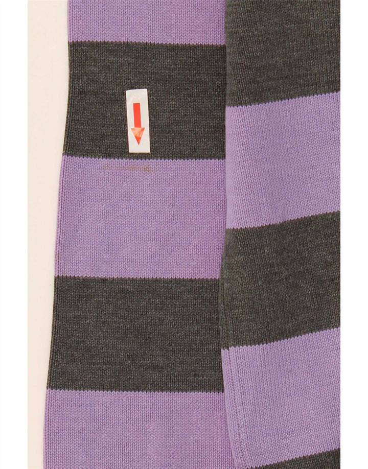 Jack & Jones Ανδρικό πουλόβερ με λαιμόκοψη σε μεσαίο μωβ ριγέ