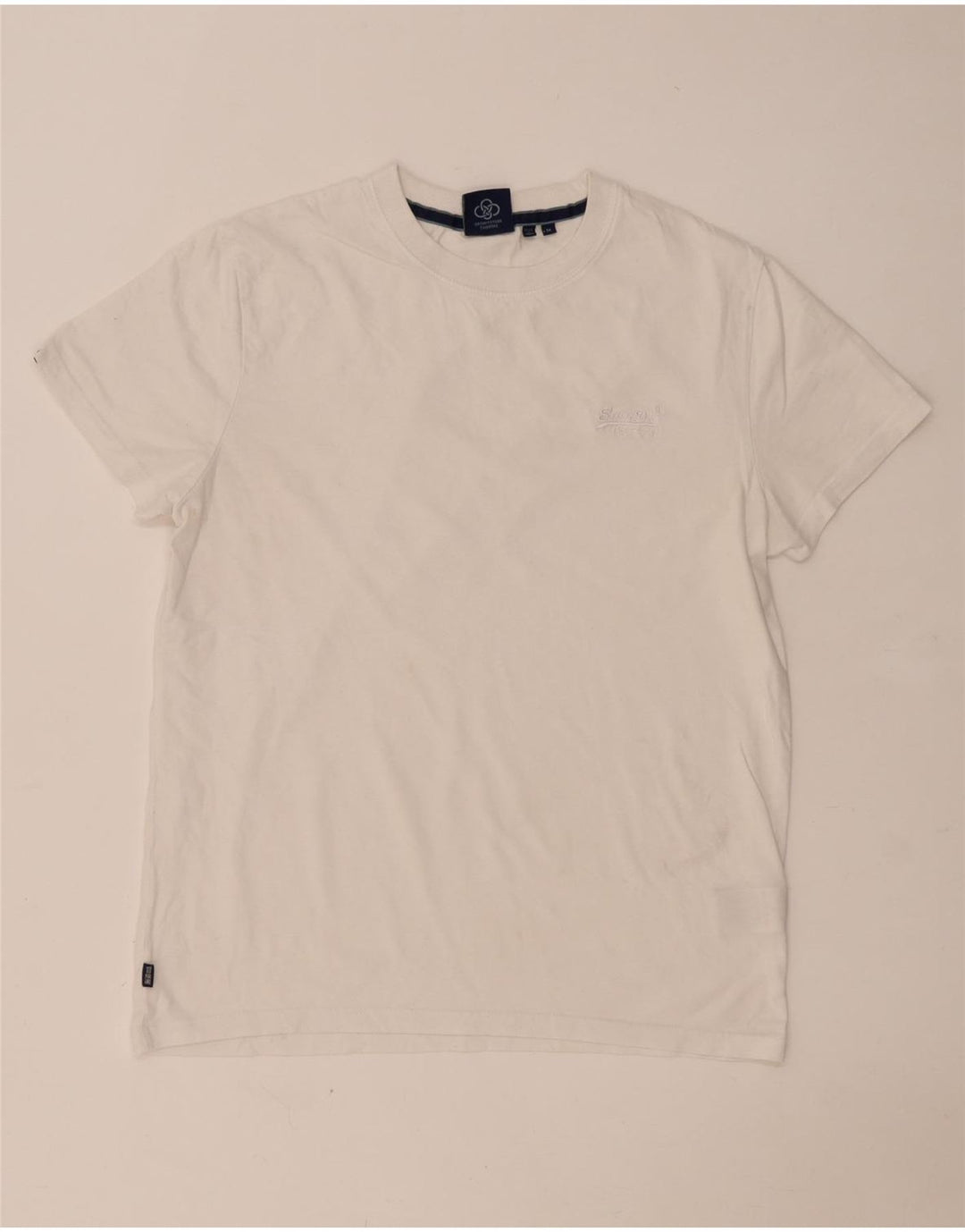 Ανδρικό T-Shirt Superdry Top Μεσαίο λευκό βαμβακερό