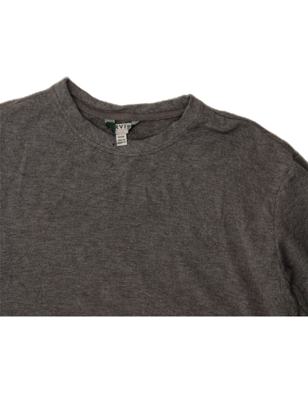 ORVIS Womens Oversized Sweatshirt Jumper UK 10 Small Grey Polyester Vintage Orvis and Second-Hand Orvis from Messina Hembry 