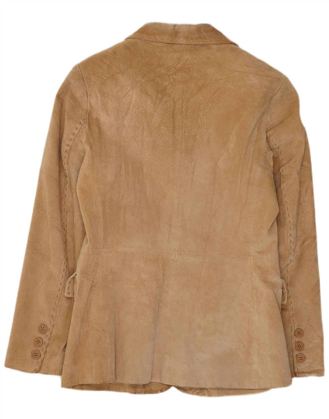 Privilegi γυναικείο σουέτ σακάκι 3 κουμπιών IT 44 Δερμάτινο μεσαίο καφέ