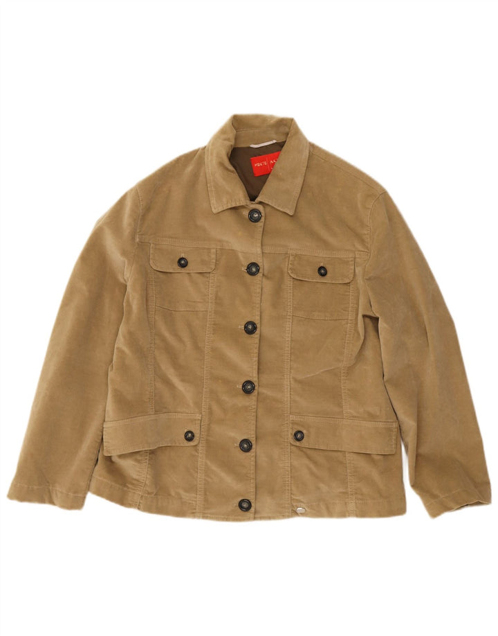 Krizia Γυναικείο Utility Jacket UK 16 Large Beige Βαμβακερό