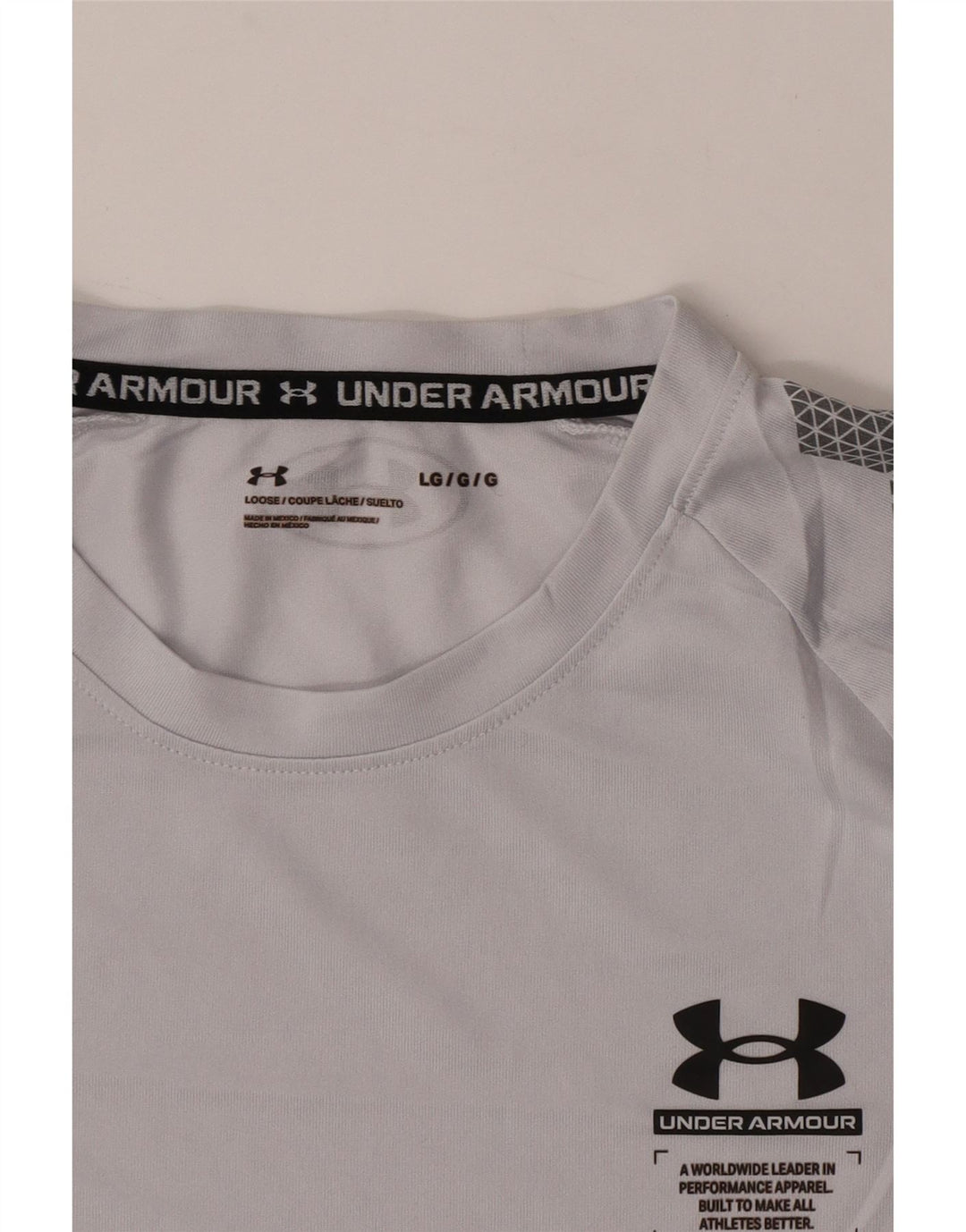 Under Armour Ανδρικό T-Shirt Top Large Grey Geometric