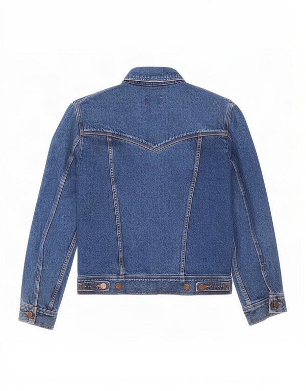 Ανδρικό τζιν μπουφάν Wrangler Casual Fit UK 40 Large Blue