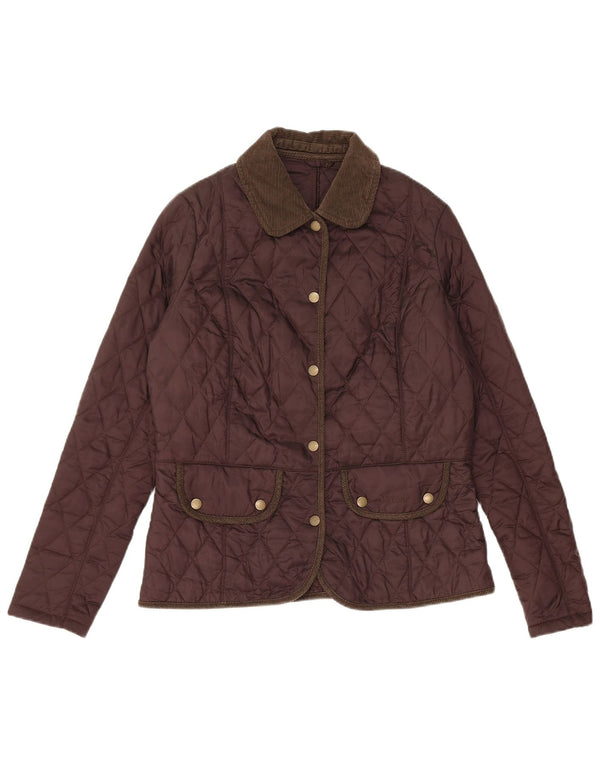 Γυναικείο καπιτονέ μπουφάν Barbour UK 12 Μεσαίο Καφέ Πολυαμίδιο