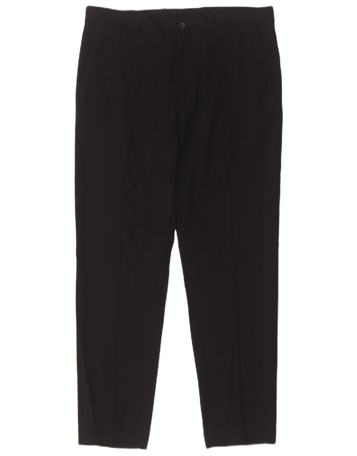 Zara Ανδρικό Slim Chino Παντελόνι EU 40 Medium W31 L29 Μαύρο