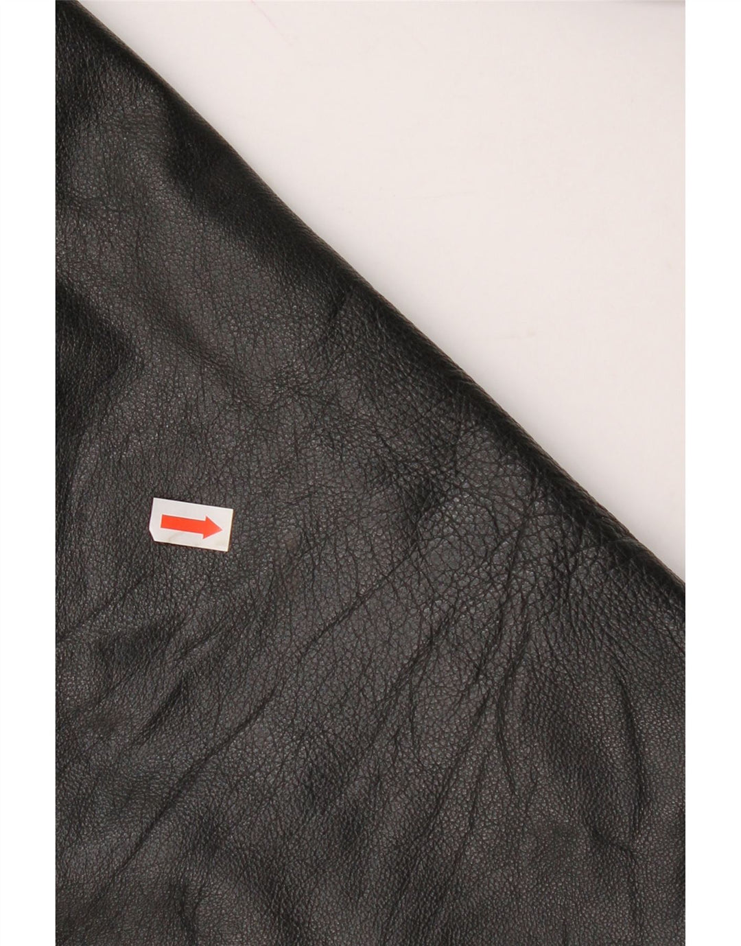VINTAGE Womens Leather Coat UK 20 2XL Black Leather Vintage Vintage and Second-Hand Vintage from Messina Hembry 