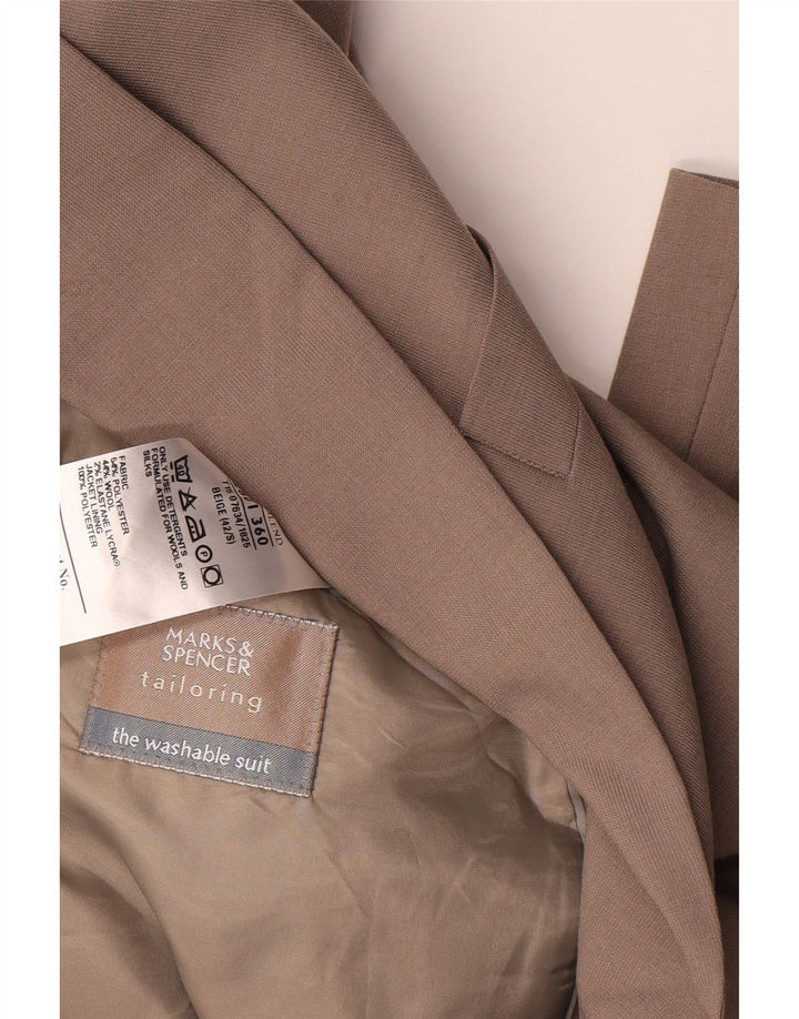 Marks & Spencer Ανδρικό μπουφάν blazer UK 42 XL Beige Polyester