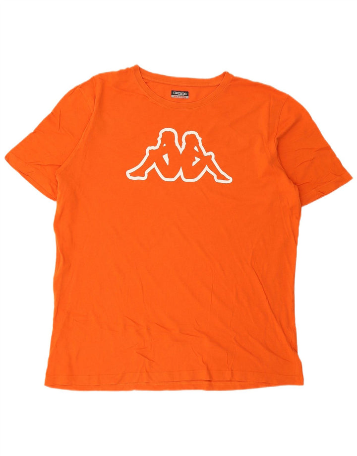 Ανδρικό γραφικό T-Shirt Kappa Top 2XL Πορτοκαλί