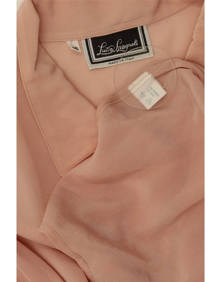 Luisa Spagnoli Γυναικείο Πουκάμισο Μπλούζα IT 46 Large Pink Acetate