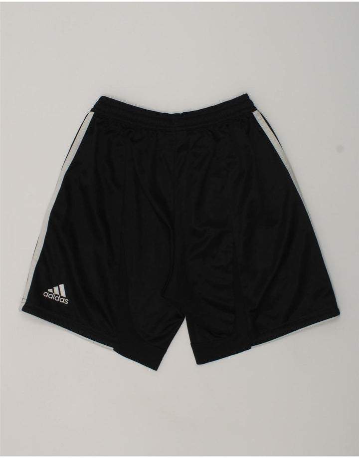 ADIDAS Boys Climalite Sport Shorts 9-10 Years Black Polyester | Vintage Adidas | Thrift | Second-Hand Adidas | Used Clothing | Messina Hembry 