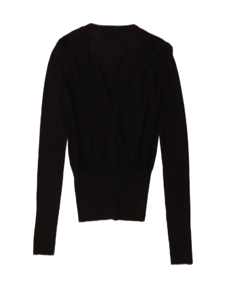 Zara Γυναικείο πουλόβερ UK 12 Medium Black Viscose