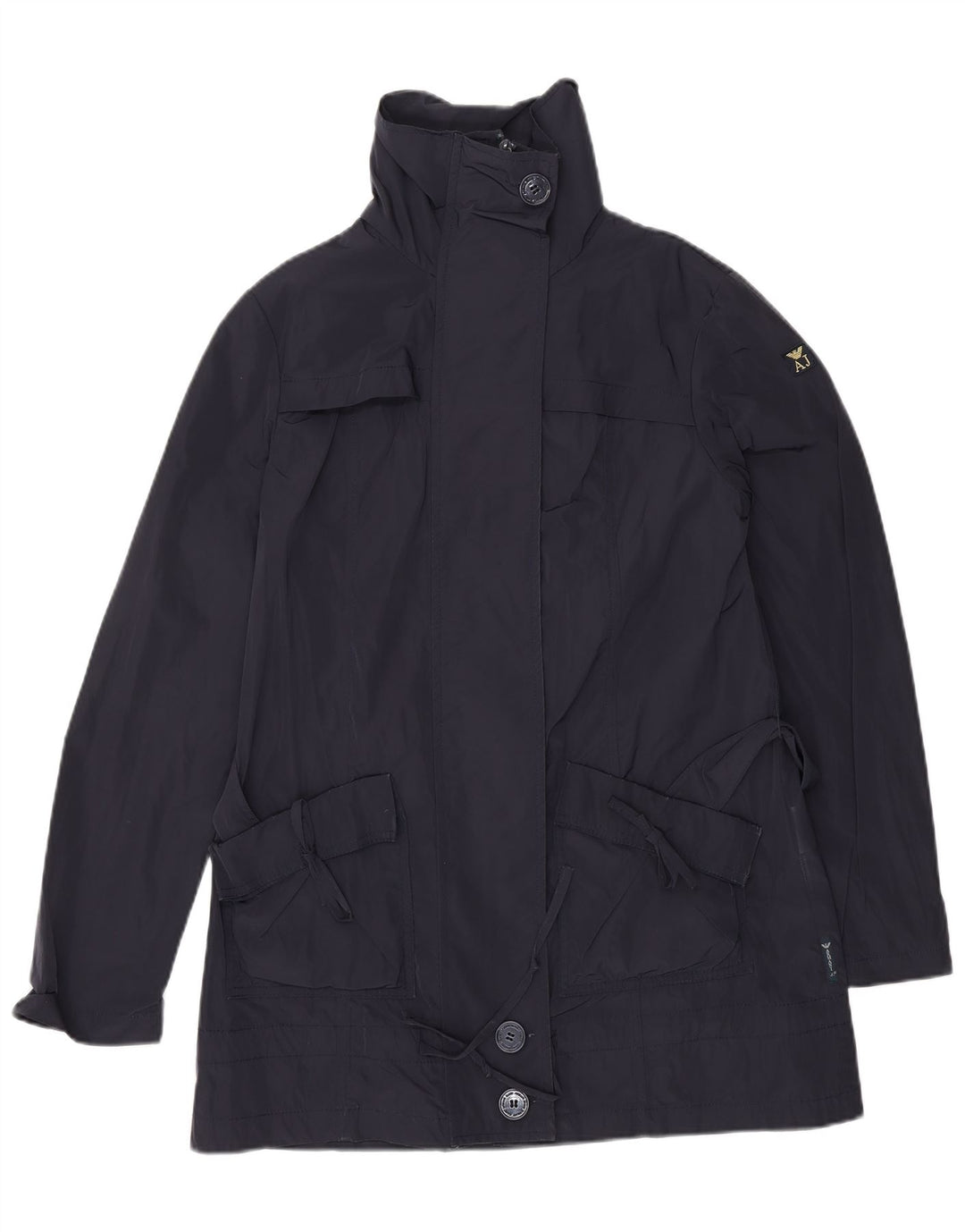 Γυναικεία καμπαρντίνα ARMANI JEANS US 6 Medium Navy Blue Polyester