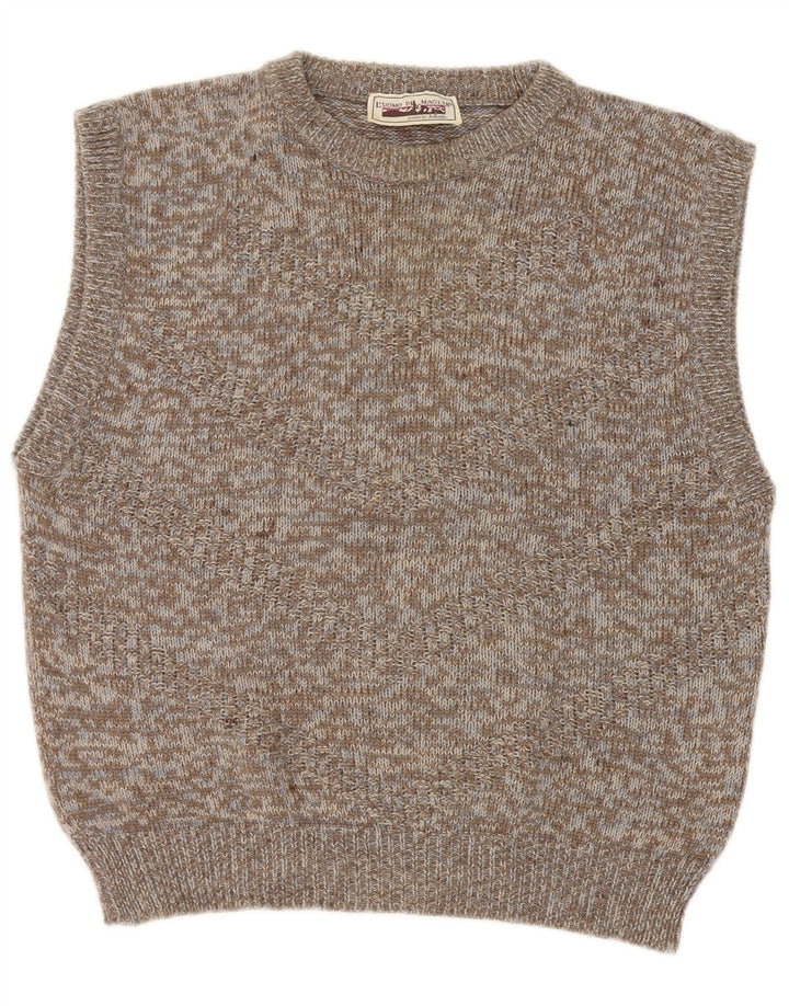 Vintage ανδρικό γιλέκο Tank Top XS Γκρι μαλλί