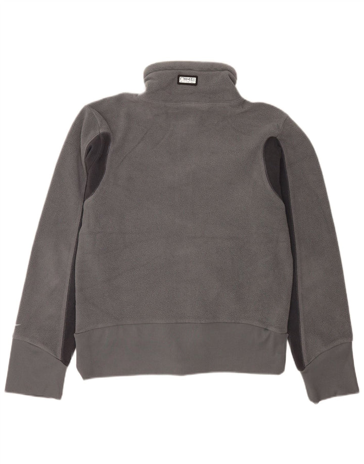 Ανδρικό μπουφάν Nike Fleece UK 36/38 Small Grey Polyester