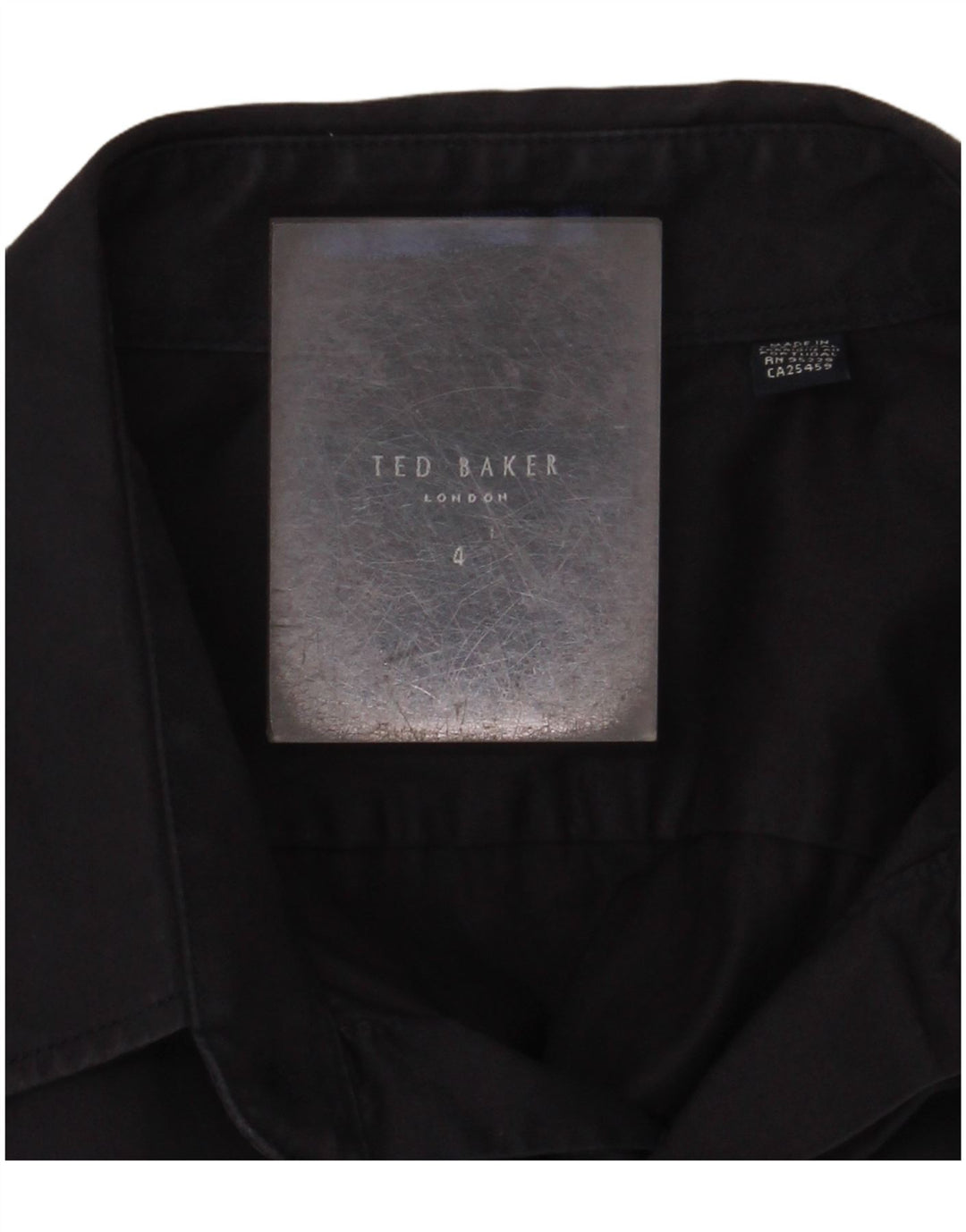 TED BAKER Ανδρικό πουκάμισο στρατιωτικό μέγεθος 4 Large Navy Blue