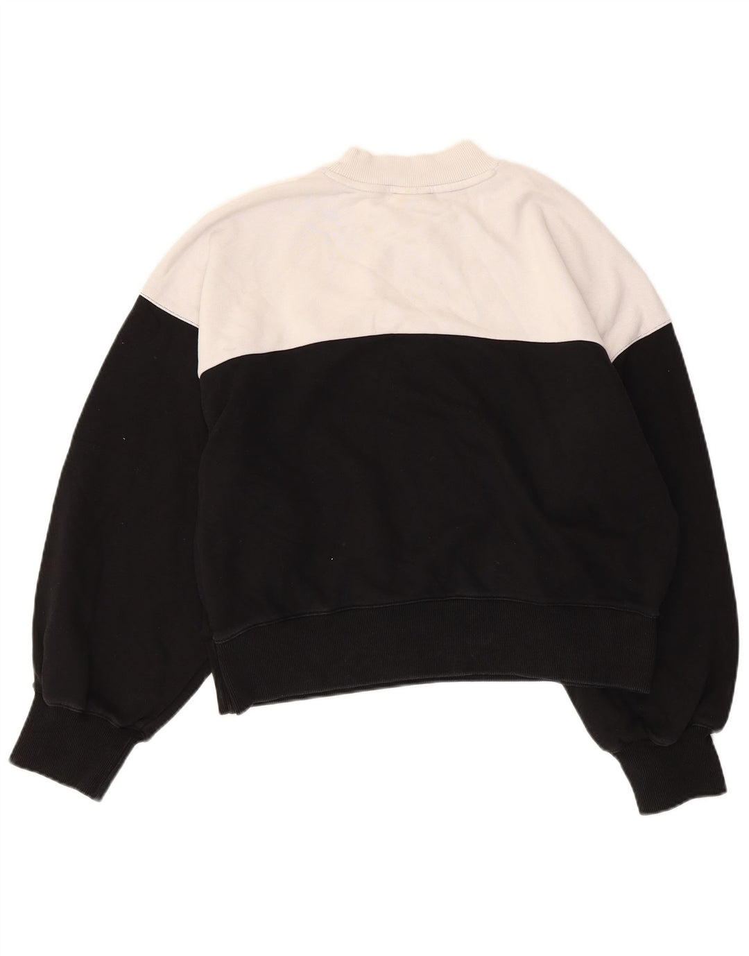 Champion Γυναικεία φούτερ μεγάλου μεγέθους Jumper UK 14 Medium Black Colourblock