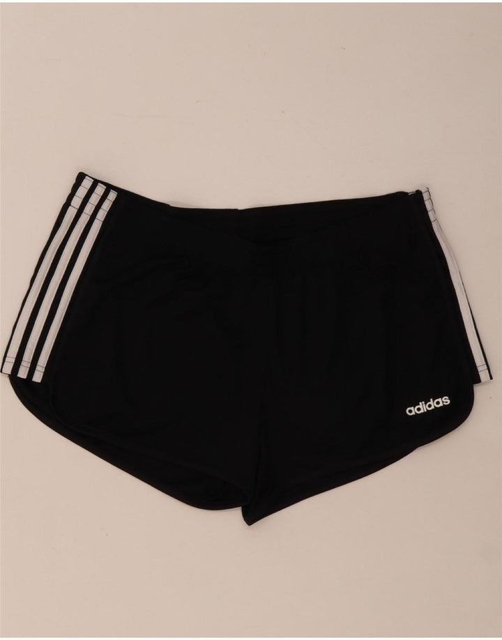Γυναικείο αθλητικό σορτς ADIDAS UK 16/18 μεγάλο μαύρο πολυεστέρα