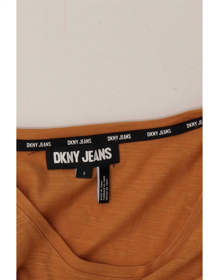 Dkny Γυναικεία Μπλούζα Τοπ UK 10 Small Brown Flecked