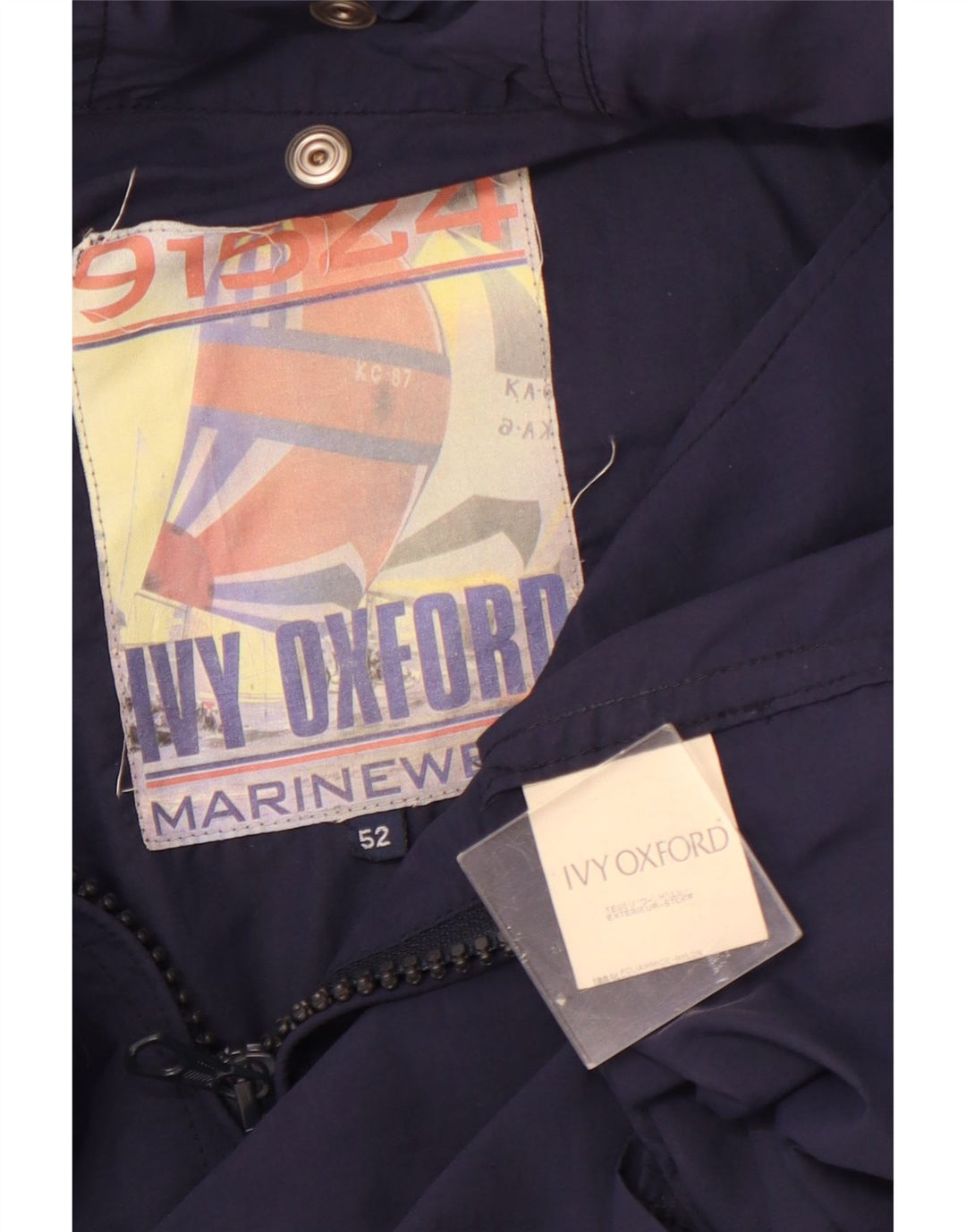 IVY OXFORD Ανδρικό Gilet IT 52 XL Navy Blue Nylon