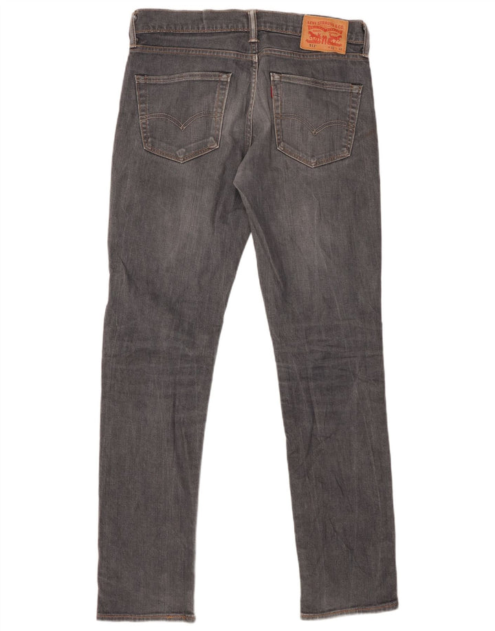 LEVI'S Ανδρικό 511 Slim Jeans W32 L32 Γκρι βαμβακερό