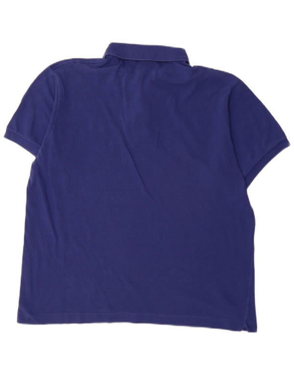 Ανδρικό πουκάμισο Lacoste Classic Fit Polo Μέγεθος 6 XL Μπλε βαμβακερό