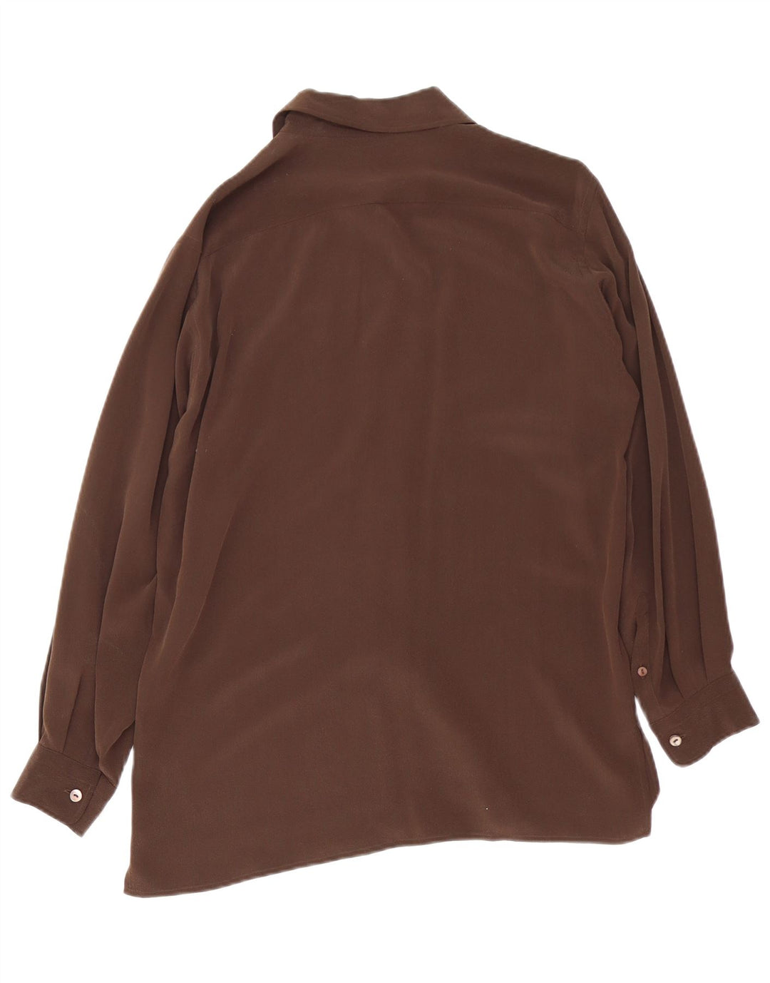 Max Mara Γυναικείο πουκάμισο Weekend UK 16 Large Brown Silk