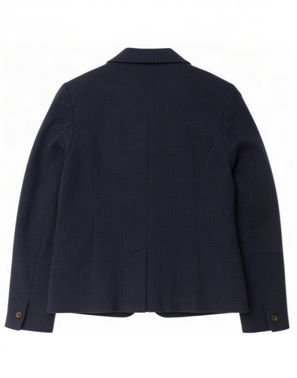 Joules γυναικείο σακάκι 2 κουμπιών UK 14 μεγάλο Navy Blue Houndstooth