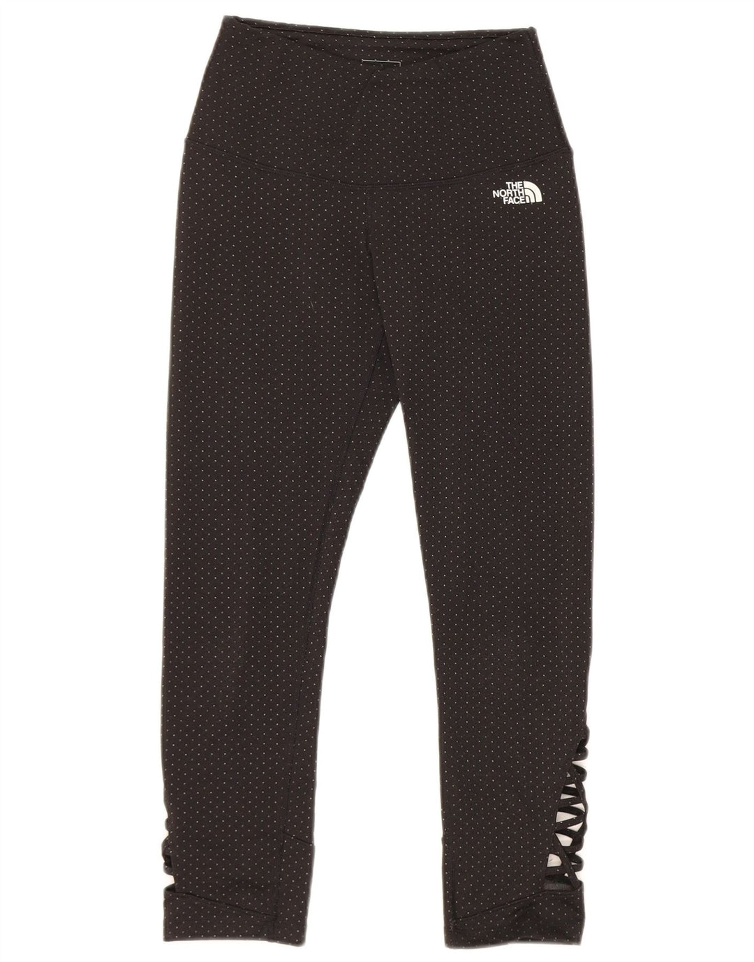 The North Face γυναικεία κολάν Crop UK 8 Small Black Spotted Polyester