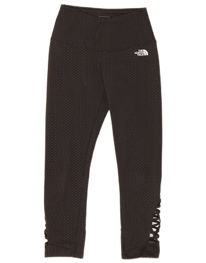 The North Face γυναικεία κολάν Crop UK 8 Small Black Spotted Polyester