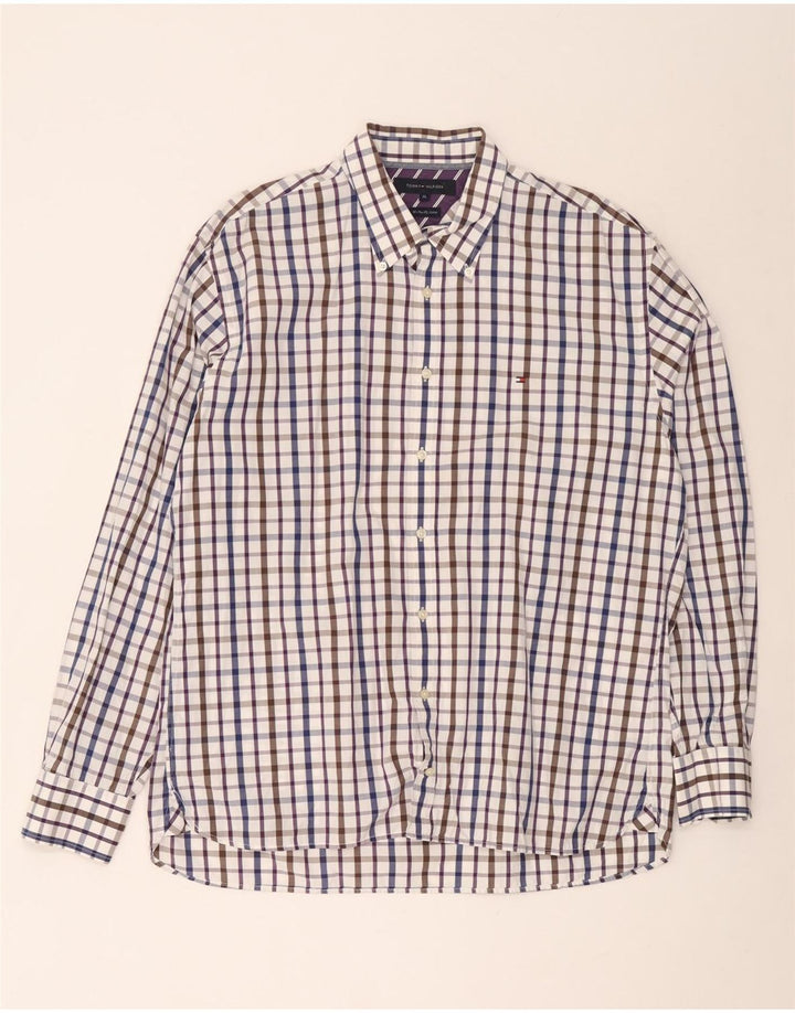 Ανδρικό πουκάμισο Tommy Hilfiger XL Πολύχρωμο βαμβακερό καρό
