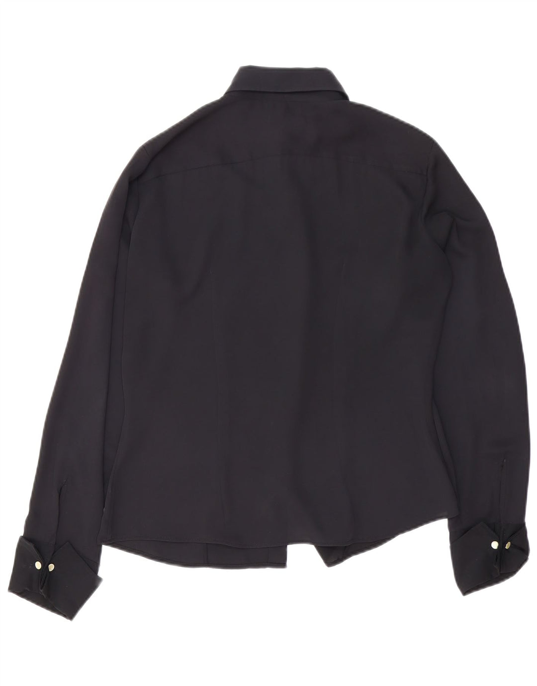 Sisley Γυναικείο πουκάμισο Μπλούζα UK 14 Large Μαύρο