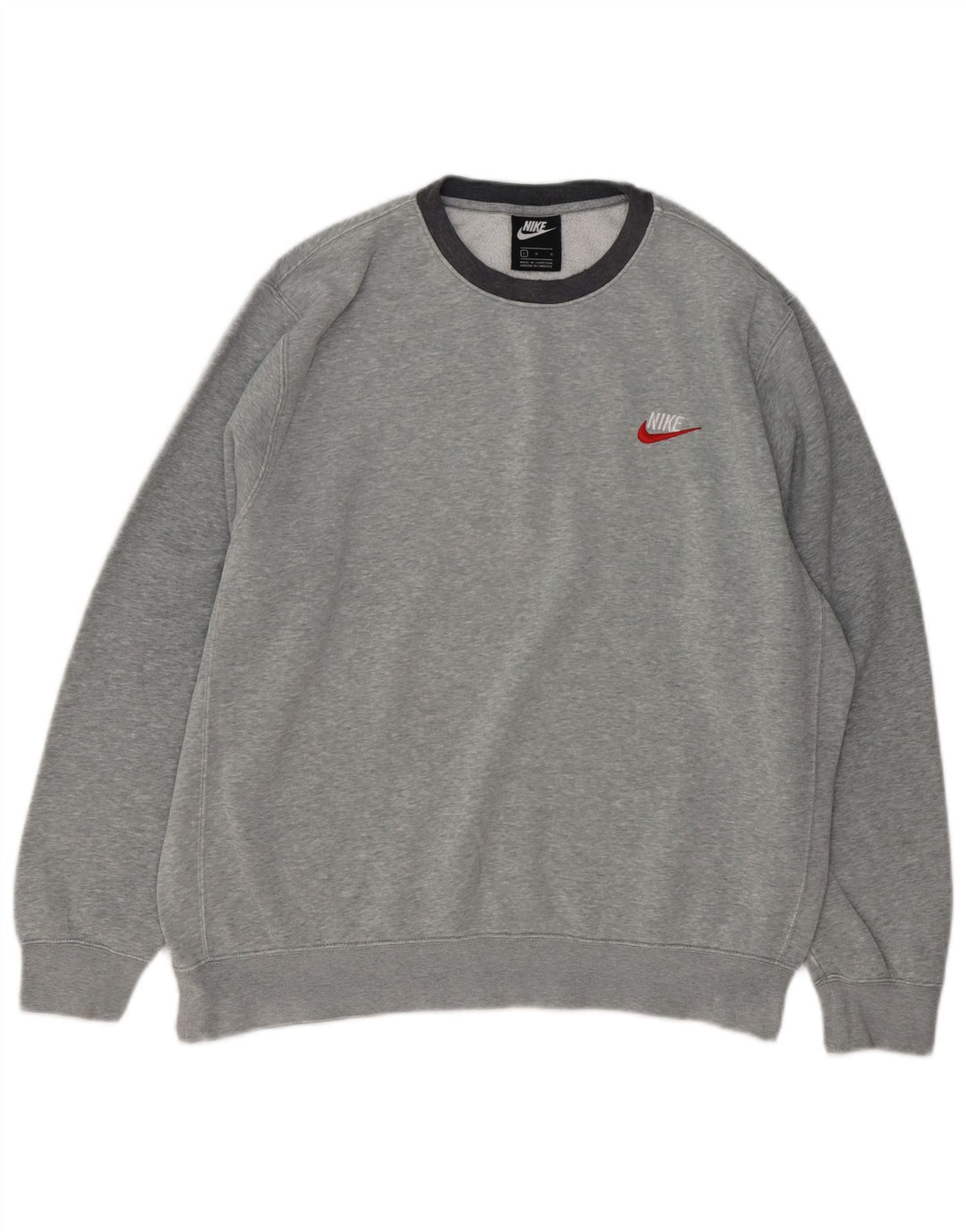 Ανδρικό φούτερ NIKE Jumper μεγάλο γκρι βαμβακερό