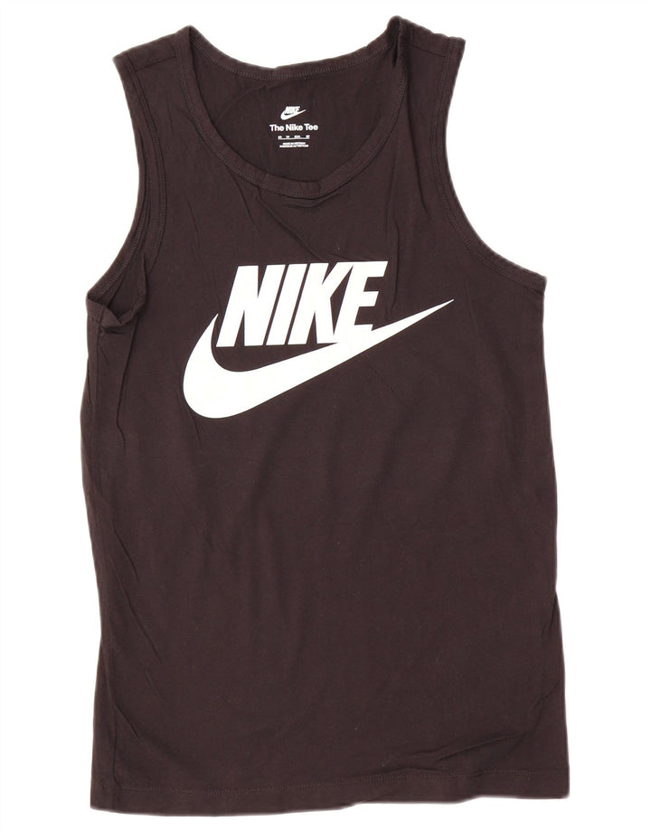 Ανδρικό γραφικό γιλέκο Nike XS Μαύρο βαμβακερό