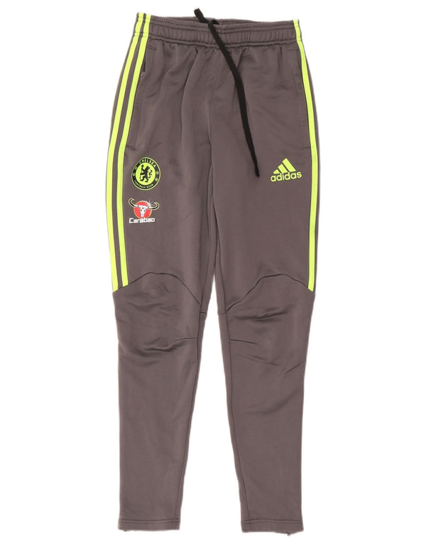 Γυναικεία Adidas Chelsea FC Graphic αθλητική φόρμα παντελόνι XS γκρι πολυεστέρας